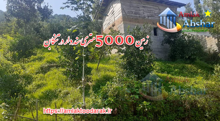 زمین 5000 متری سند دار در تنکابن